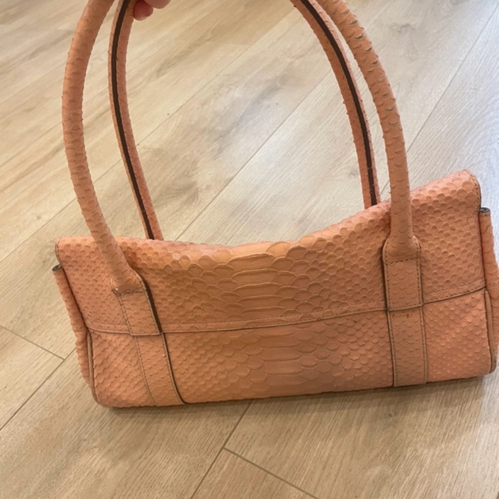 Mulberry Coral python east west Bayswater comes as is - Picture 3 of 6